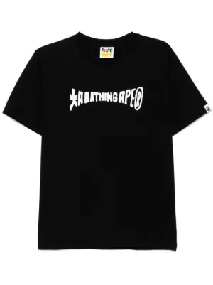 A BATHING APE® シャーク Tシャツ | ブラック | FARFETCH JP
