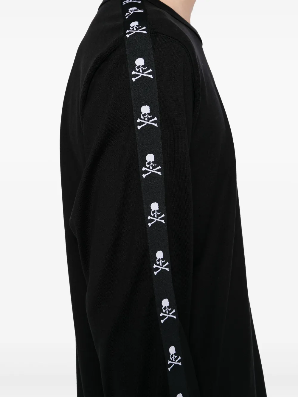 Mastermind World T-shirt met logo-tape Zwart