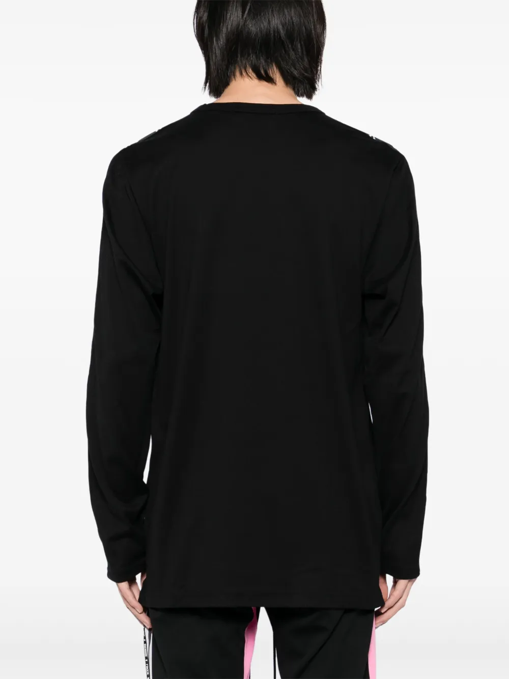 Mastermind World T-shirt met logo-tape Zwart