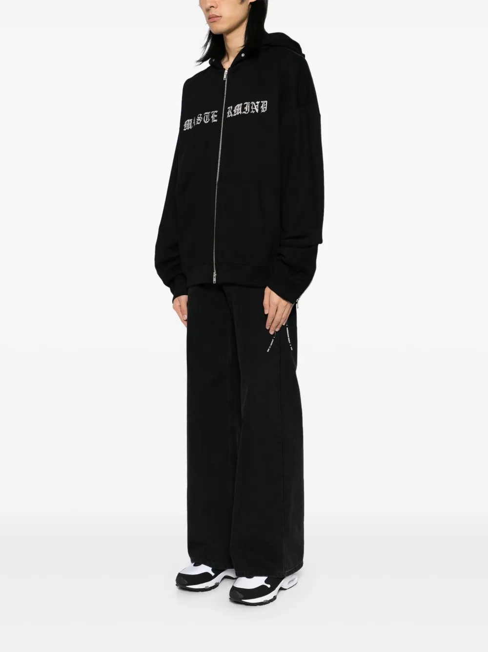 Mastermind World Hoodie met rits Zwart