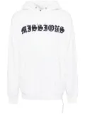 Mastermind World logo print hoodie - White