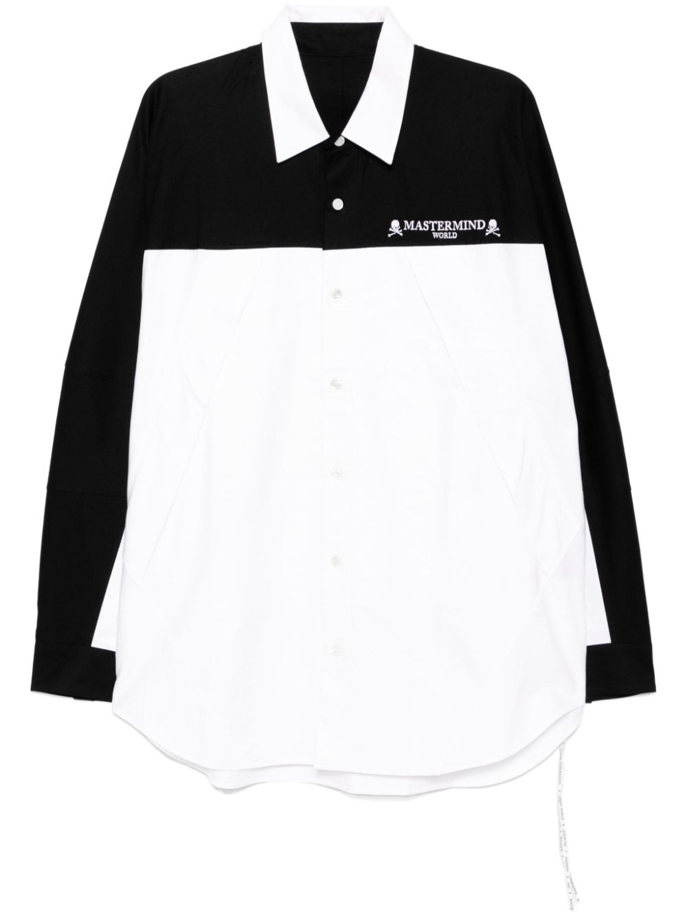 Mastermind World colourblock shirt - White