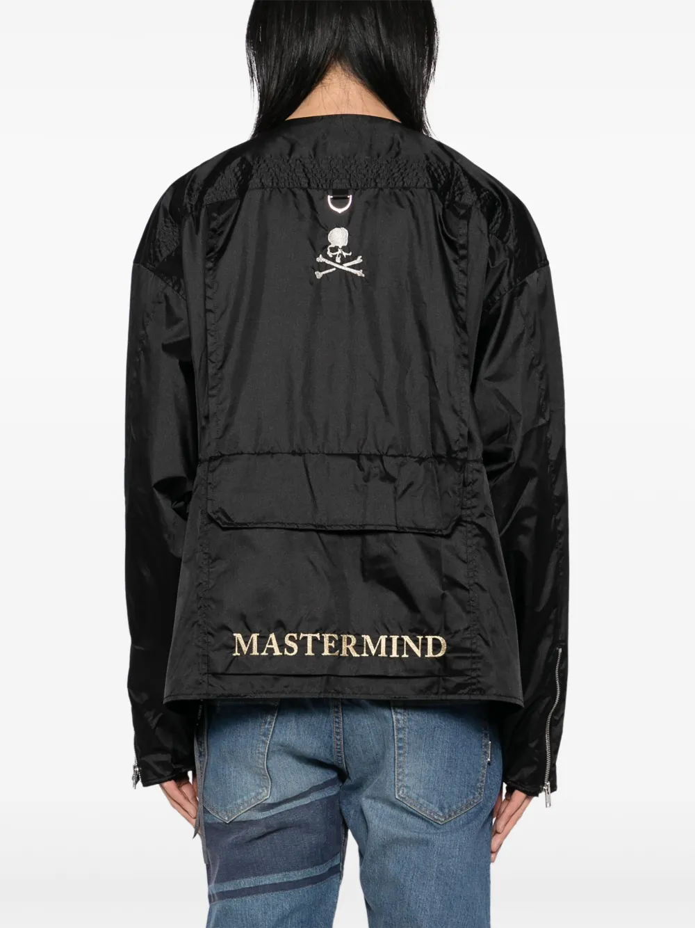 Mastermind World Jack met doodskopprint Zwart