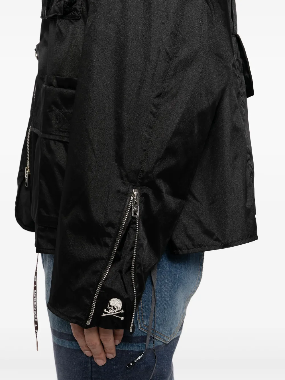 Mastermind World Jack met doodskopprint Zwart