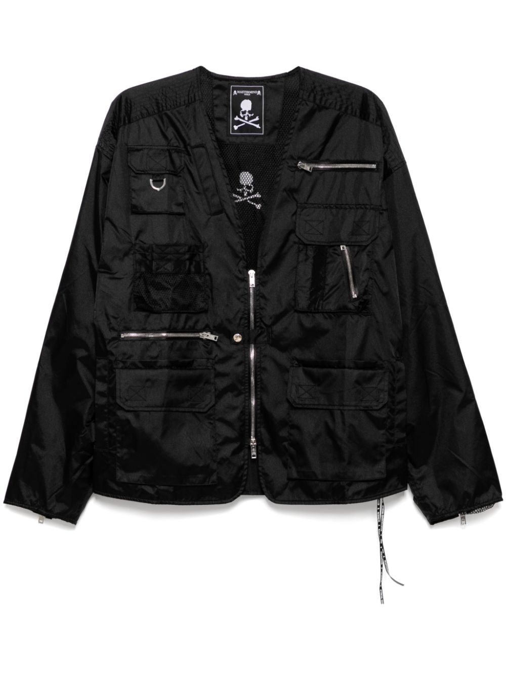 Mastermind World skull-print jacket - Black