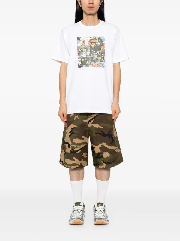 A BATHING APE® BAPE プリント Tシャツ | ホワイト | FARFETCH JP