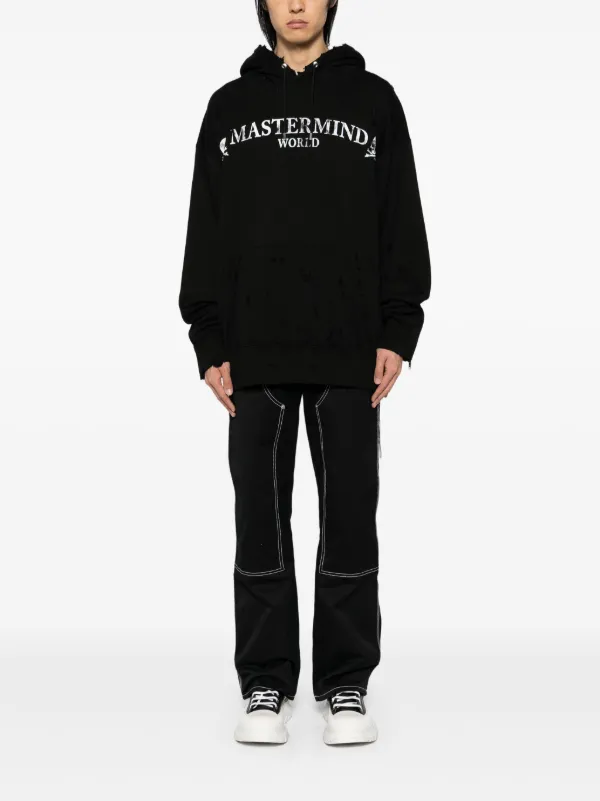 Mastermind World logo-print Hoodie | Black | FARFETCH