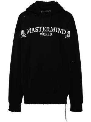 Mastermind World skull-print Cotton Hoodie | Black | FARFETCH