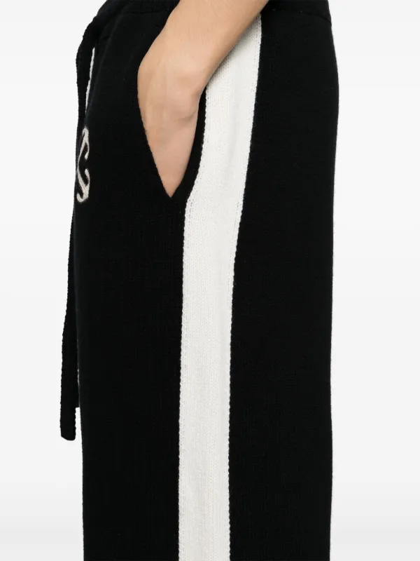 【送料&関税込】Off-White Pants In Black Wool Off-White Knitted Sweatpants | Black | FARFETCH
