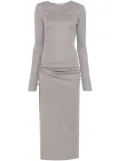 PNK side-slit maxi dress - Grey