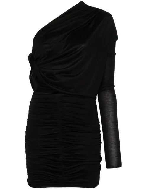 PNK wrap-design mini dress