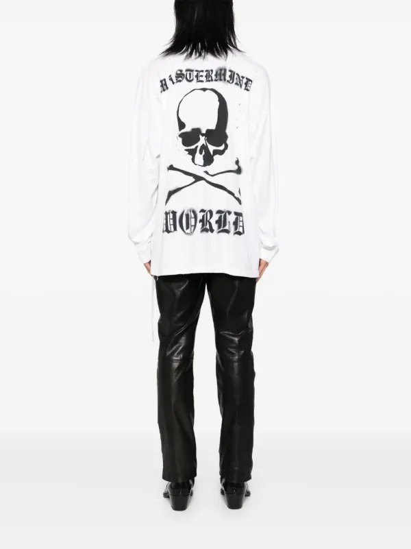 Mastermind World ロゴ ロングTシャツ | ホワイト | FARFETCH JP