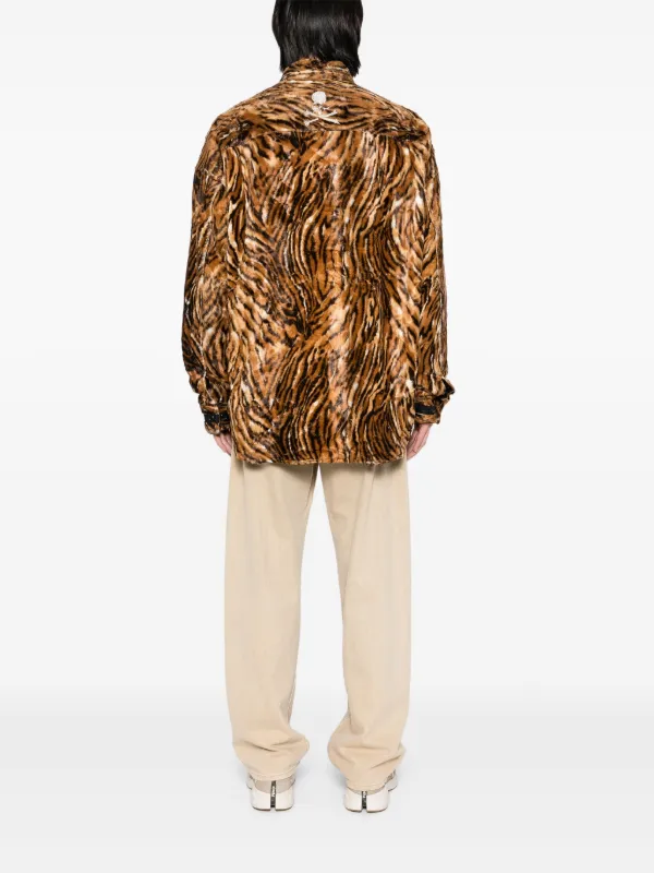 ジャケット・アウター leopard jacket adidas Firebird Loose Leopard Relaxed Men's Zip-Up