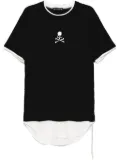 Mastermind World logo print layered T-shirt - Black