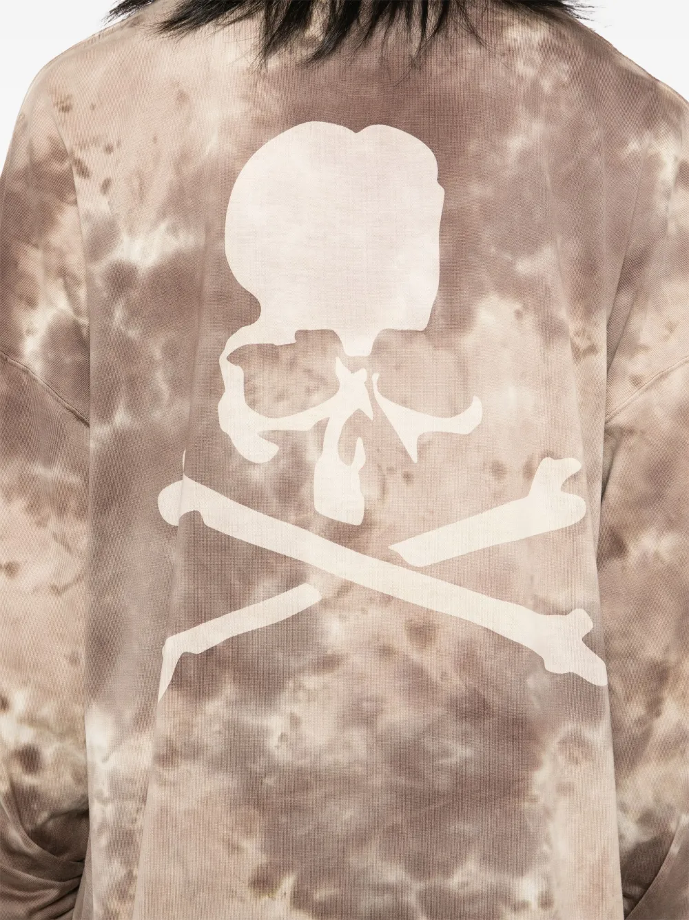 Mastermind World T-shirt met logoprint en lange mouwen Bruin
