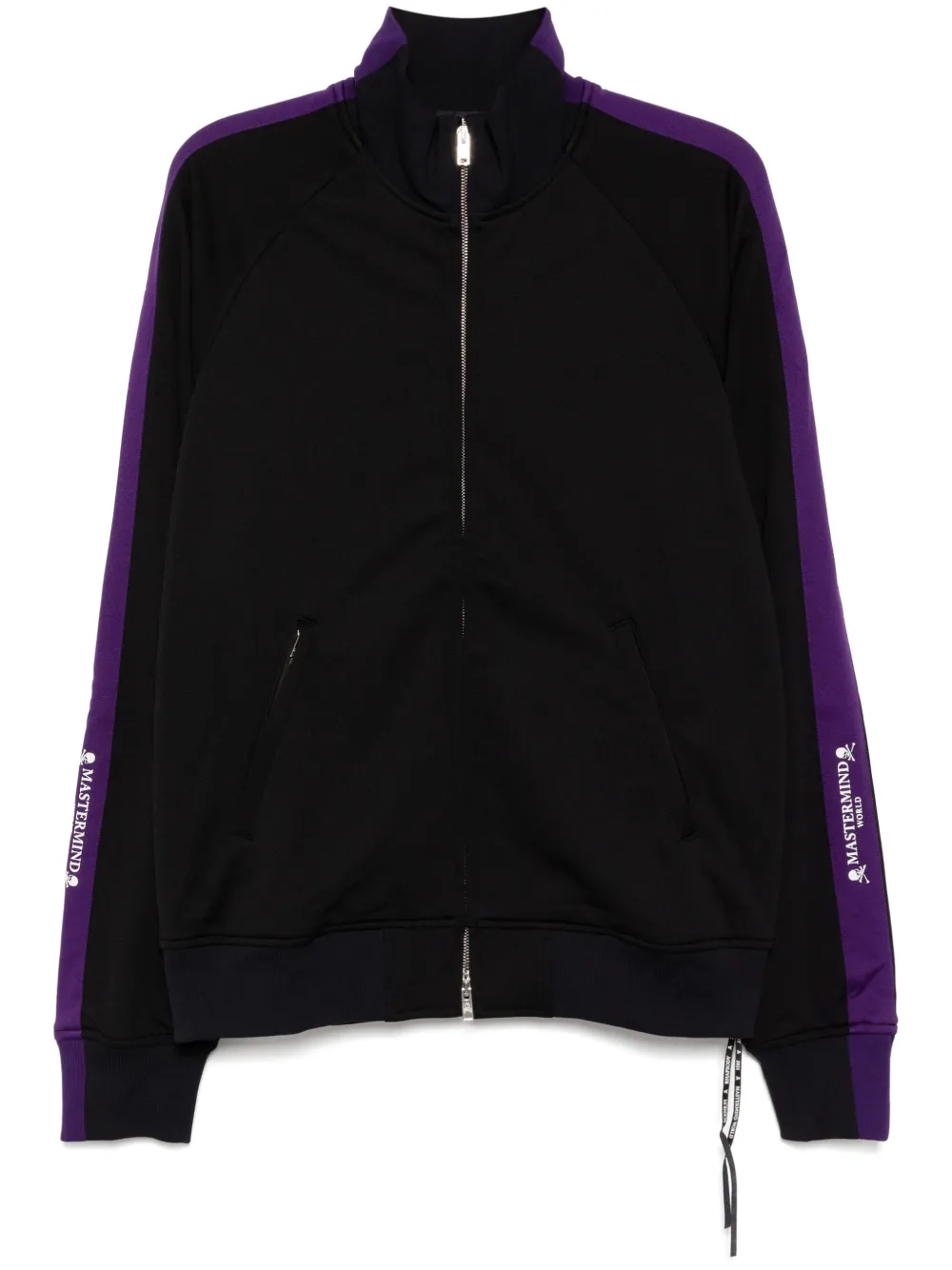 Mastermind World logo-tape sport jacket | Black | Image 1