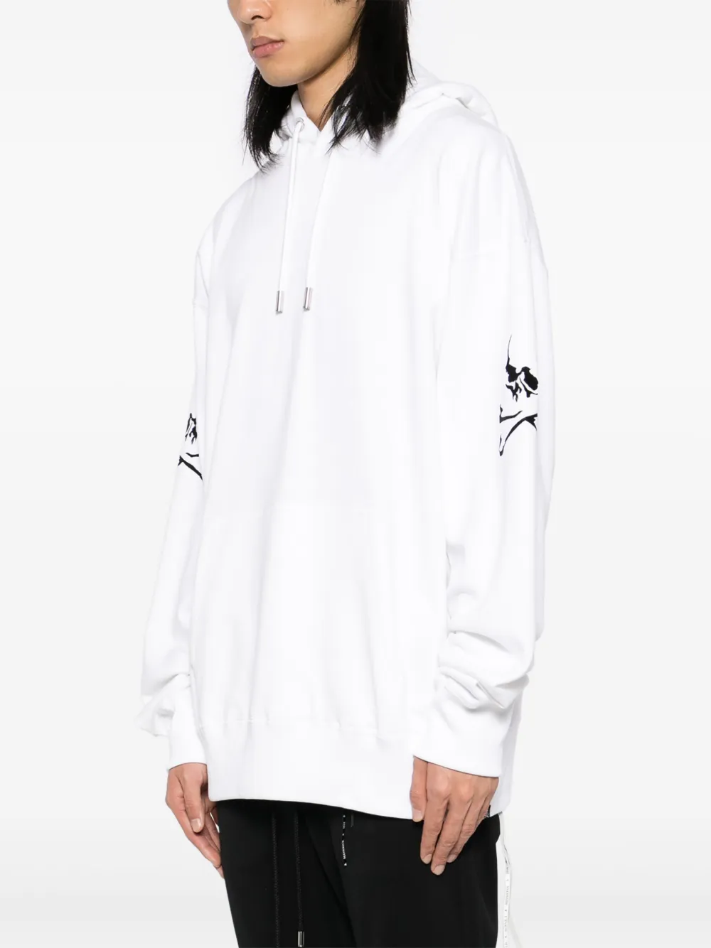 Mastermind World Hoodie met geborduurd logo Wit