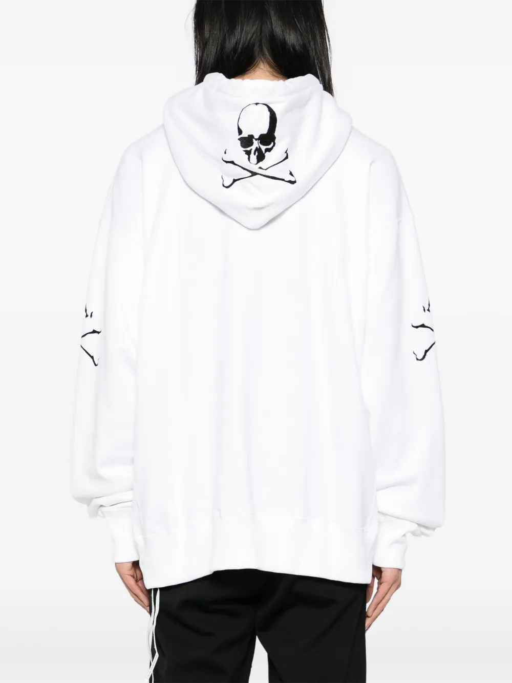 Mastermind World Hoodie met geborduurd logo Wit