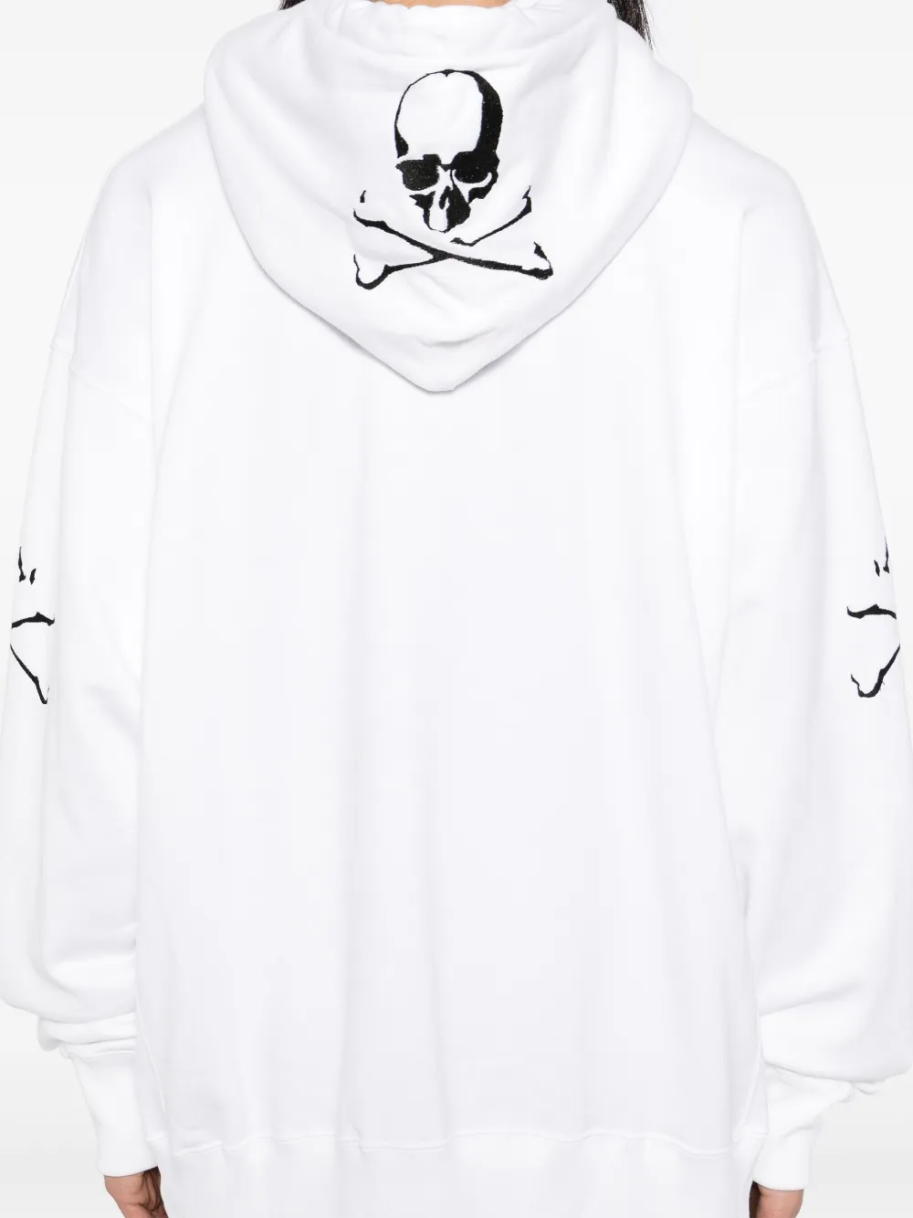 Mastermind World Hoodie met geborduurd logo Wit