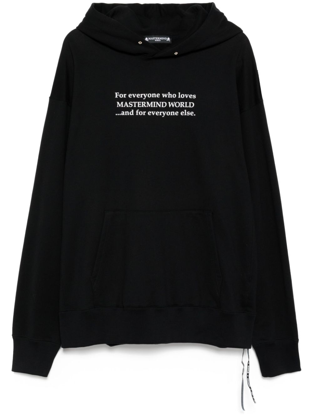 Mastermind World Hoodie met logoprint Zwart