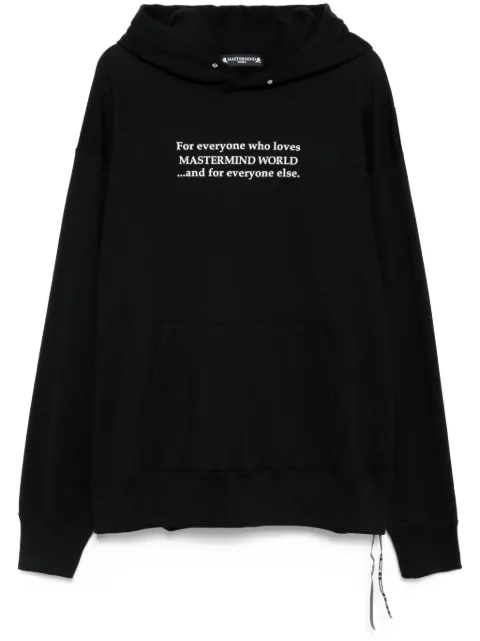 Mastermind World logo-print hoodie