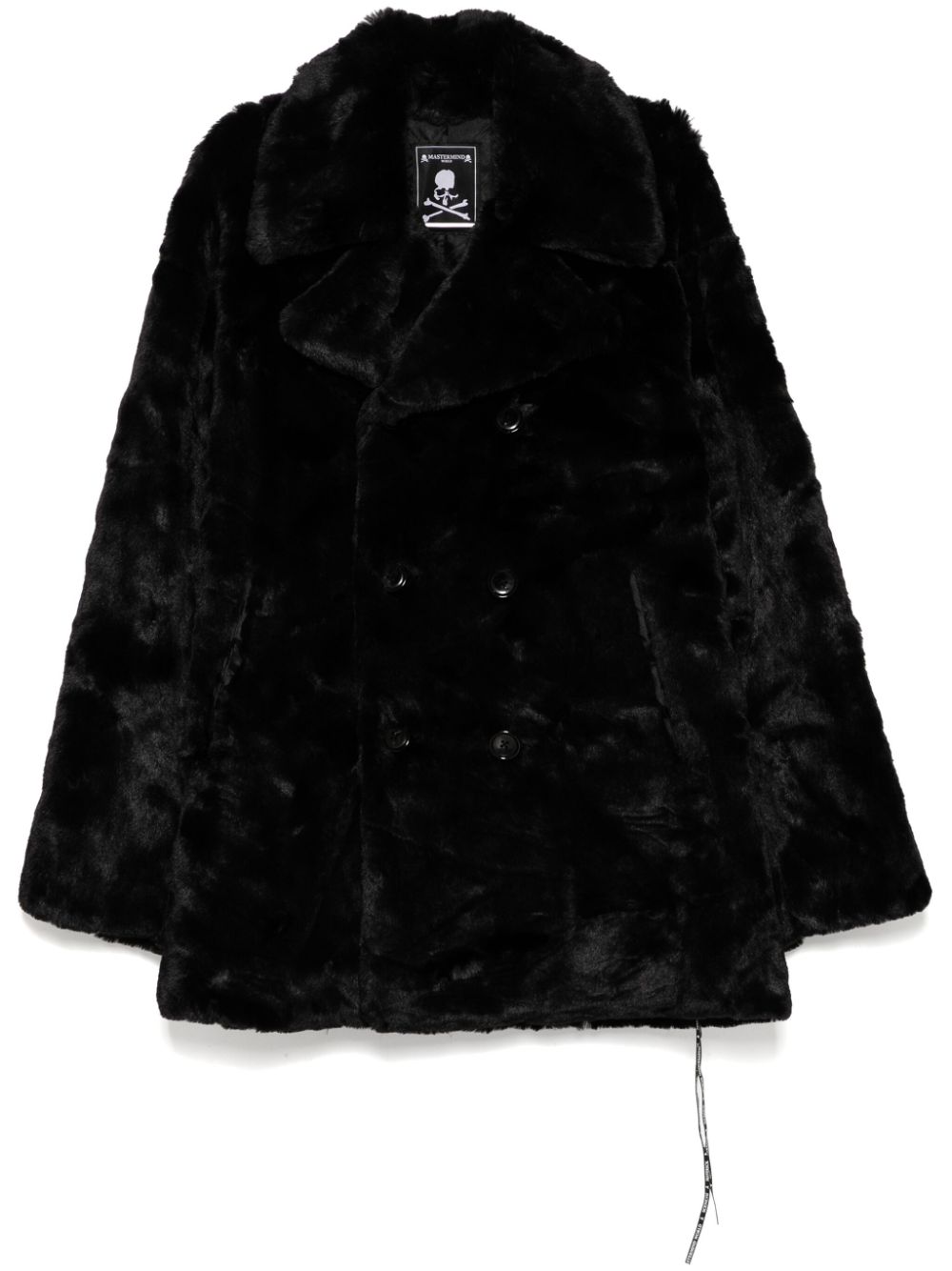 Mastermind World logo motif coat - Black