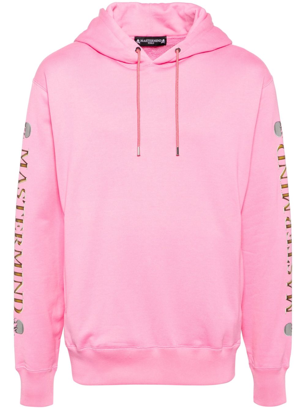 logo print hoodie