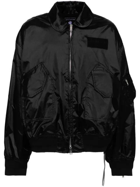 Mastermind World logo-embroidered shirt jacket