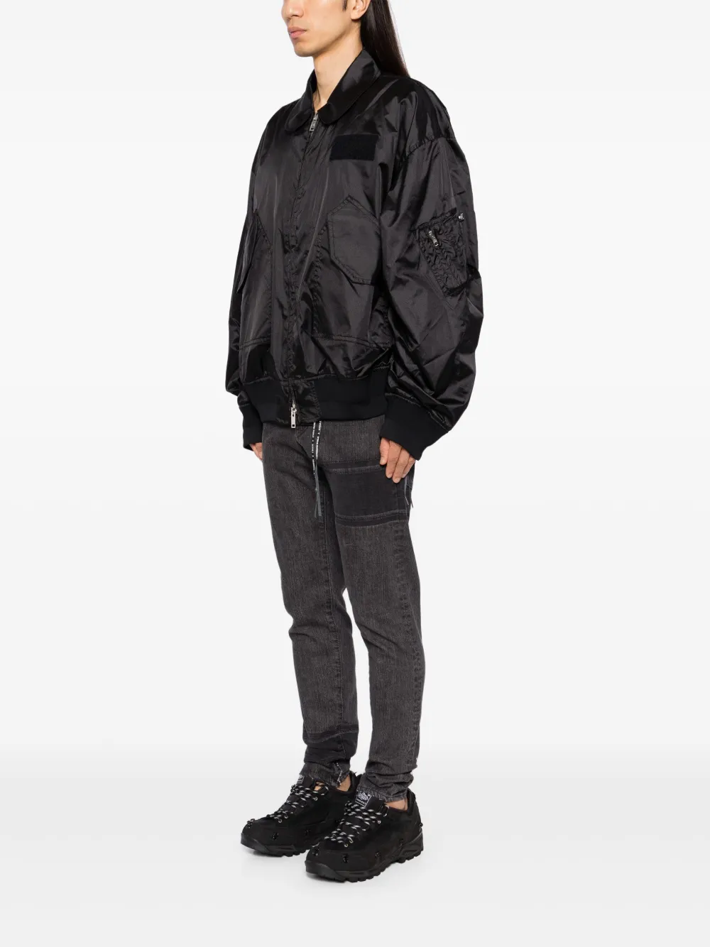 Mastermind Japan Logo-embroidered Shirt Jacket In Bkx