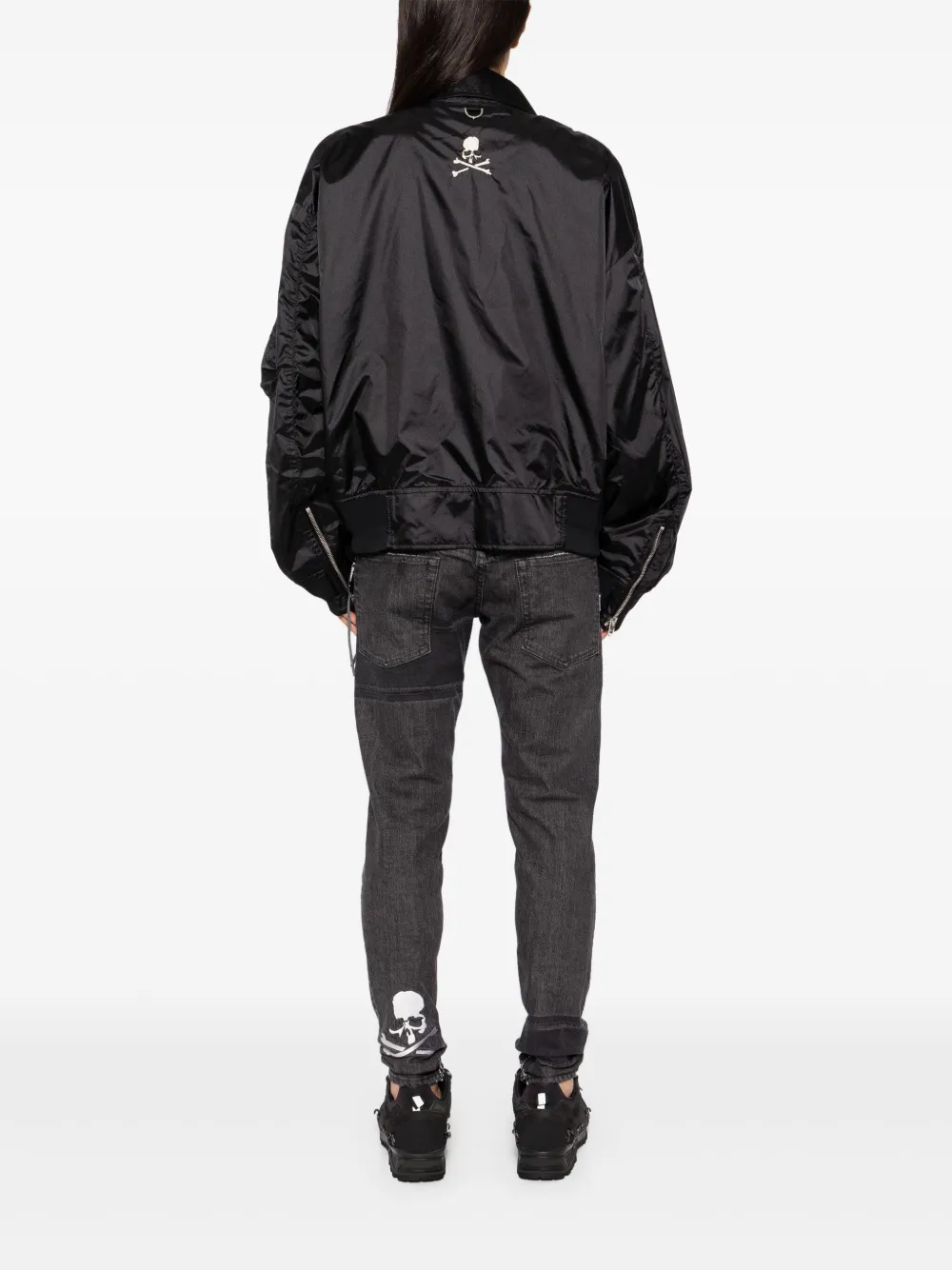 Mastermind Japan Logo-embroidered Shirt Jacket In Bkx