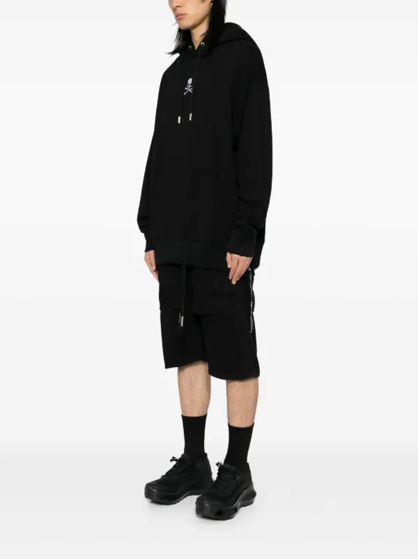 Mastermind World Embroidered Logo Hoodie | Black | FARFETCH GE