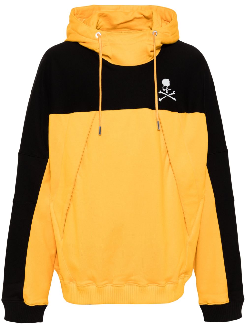 Mastermind World Hoodie met logoprint Geel