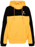 Mastermind World logo print cotton hoodie - Yellow
