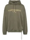 Mastermind World logo print cotton hoodie - Green