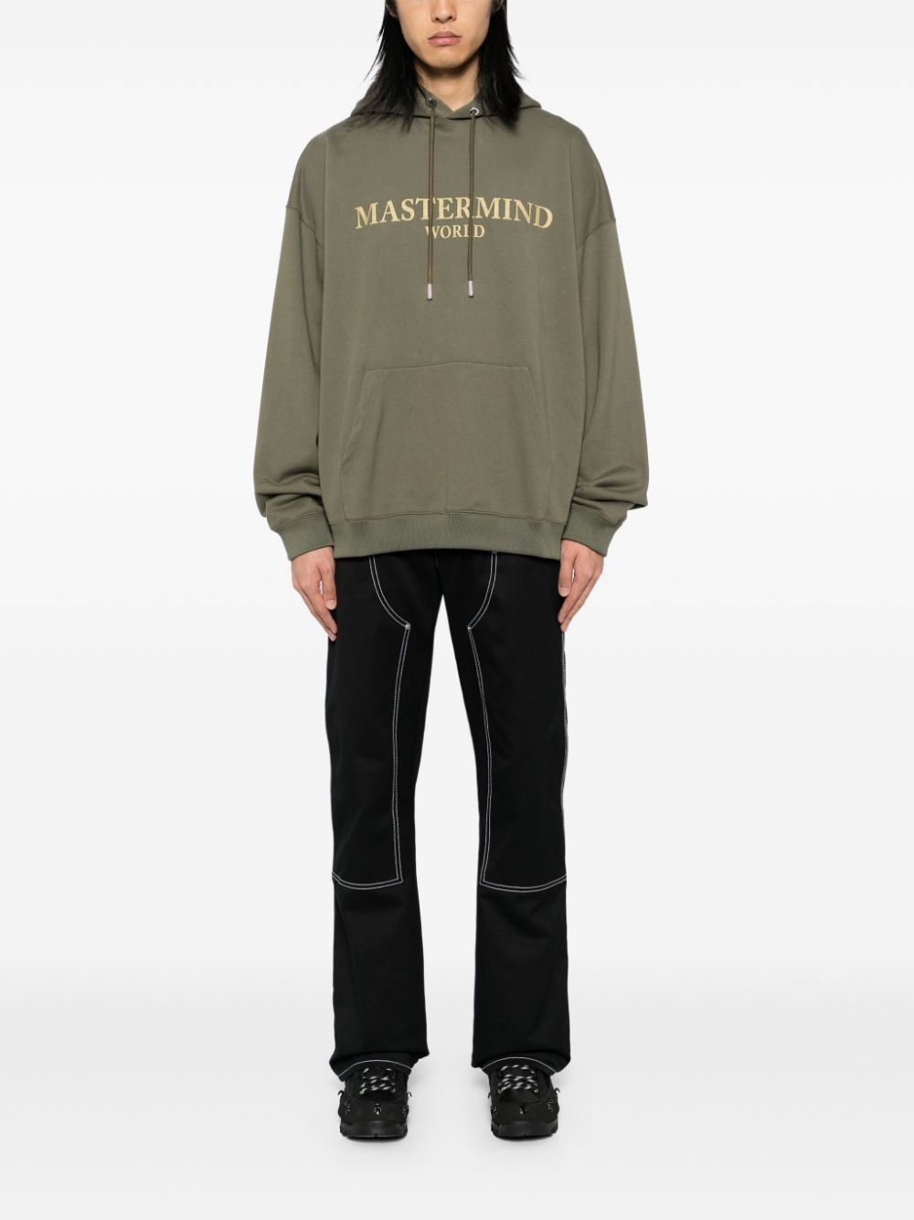 Mastermind World Hoodie met logoprint - Groen