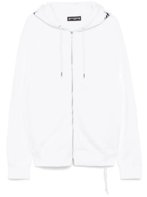 Mastermind World logo-printed zip-up hoodie