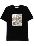 A BATHING APE® BAPE flyer-printed T-shirt - Black