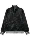 A BATHING APE® tonal solid camo track jacket - Black