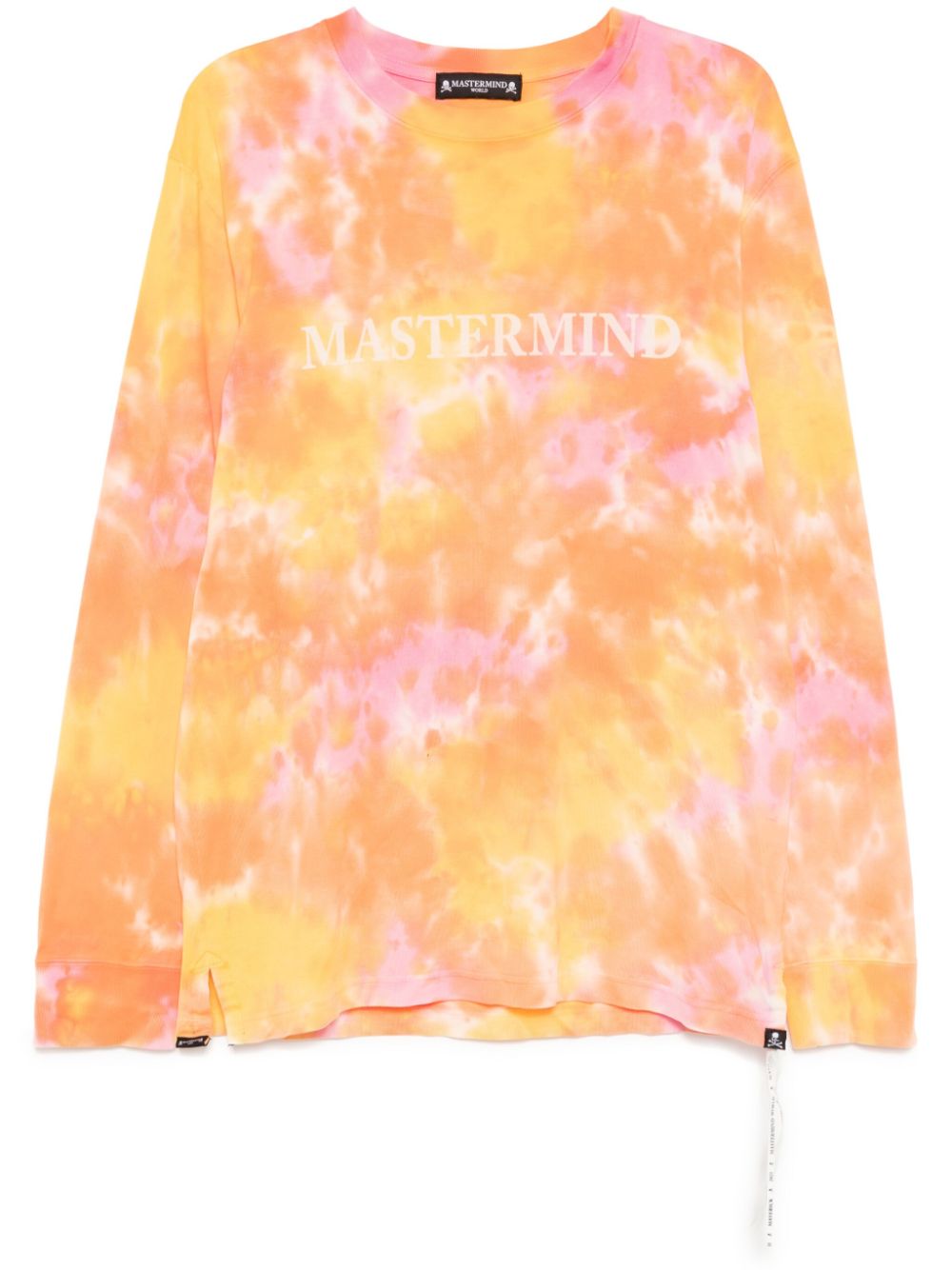 Mastermind Japan Logo Print Long-sleeves T-shirt In Orange