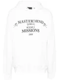 Mastermind World logo-print hoodie - White