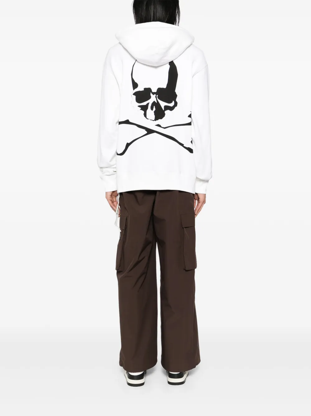 Mastermind World Hoodie met logoprint Wit