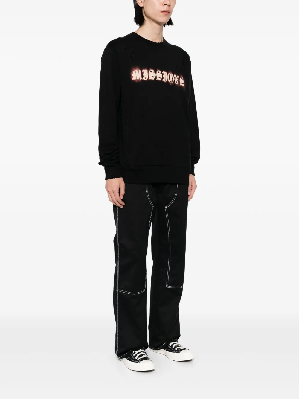 Mastermind Japan Logo-printed Sweatshirt In Black