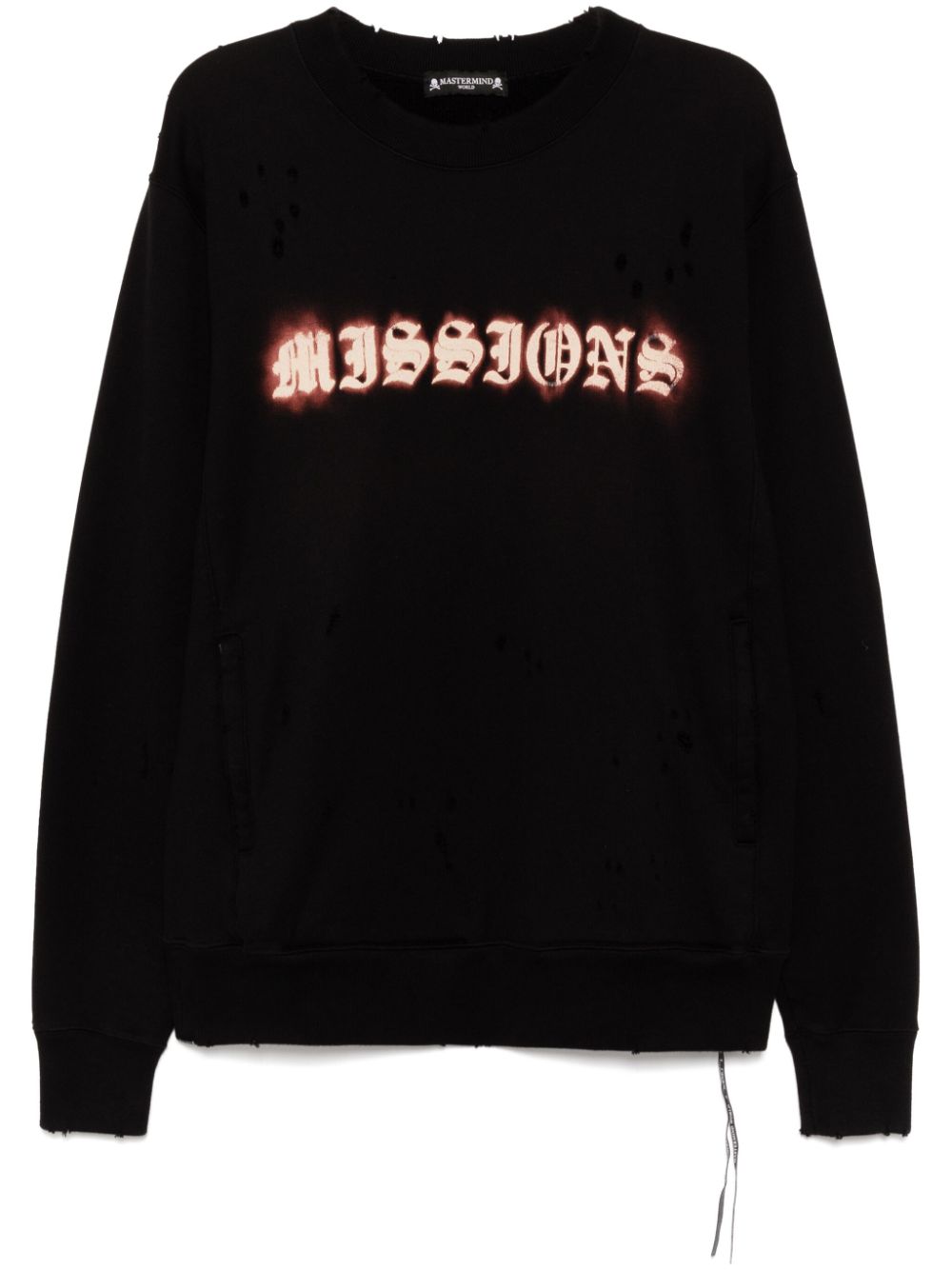 Mastermind World logo-printed sweatshirt - Black