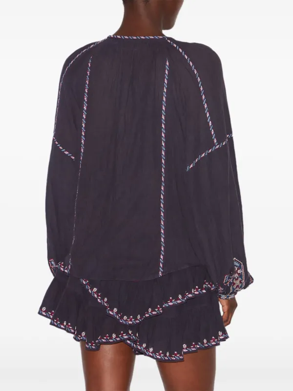 【タイムセール！】 Fernanda ÉTOILE MARANT ブラウス JP FARFETCH | パープル | トップス