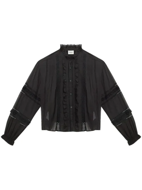 MARANT ÉTOILE chemise Valda - Noir - MARANT ÉTOILE - Modalova