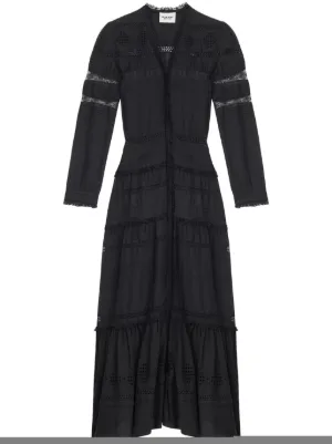 ワンピース Marant Etoile Florenza Dress Marant Etoile Women's Vanille Dress - Midnight - FR 34/UK 6