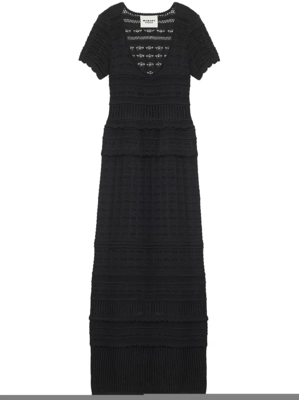 Marant Étoile Aurore Maxi Dress in Black