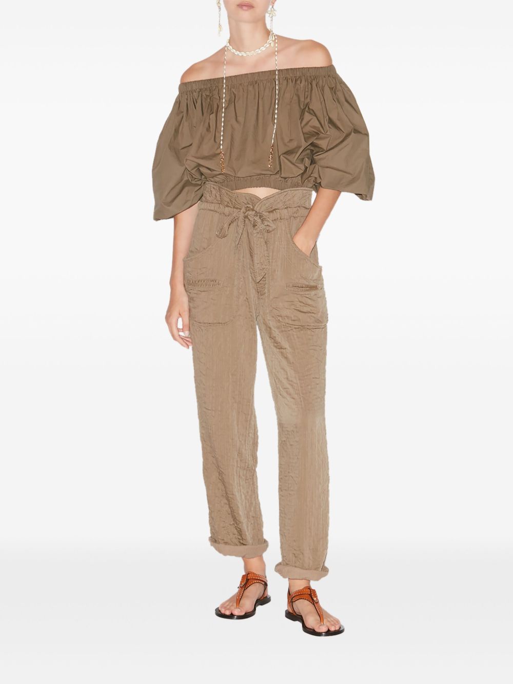 MARANT ÉTOILE Serida broek - Beige