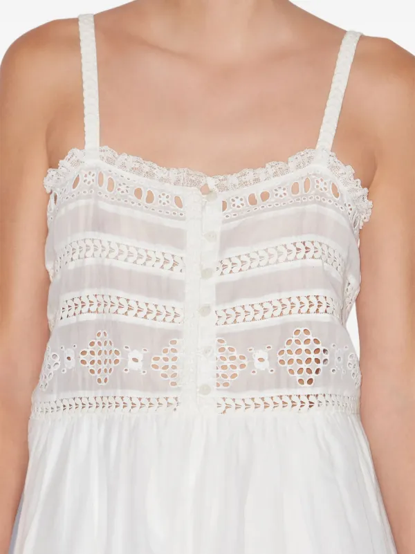 【関税込み】Isabel Marant Etoile ホワイト Dylan ロンパース MARANT ÉTOILE Dylan ロンパース | ホワイト | FARFETCH JP