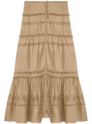 イザベルマラン エトワール ミモザ柄 ラップスカート Isabel